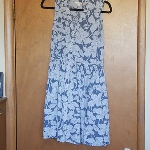 Gap Dress with floral and striped print